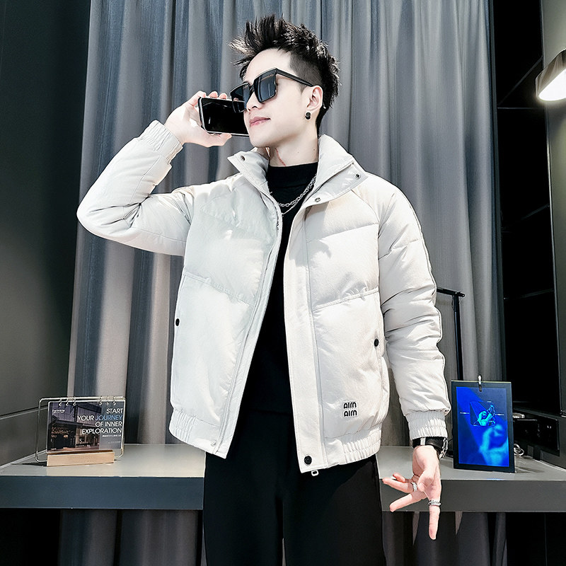 小伙2026冬装加厚设计男士皮棉衣外套F129-P138控178黄色,男装棉衣,电商D313