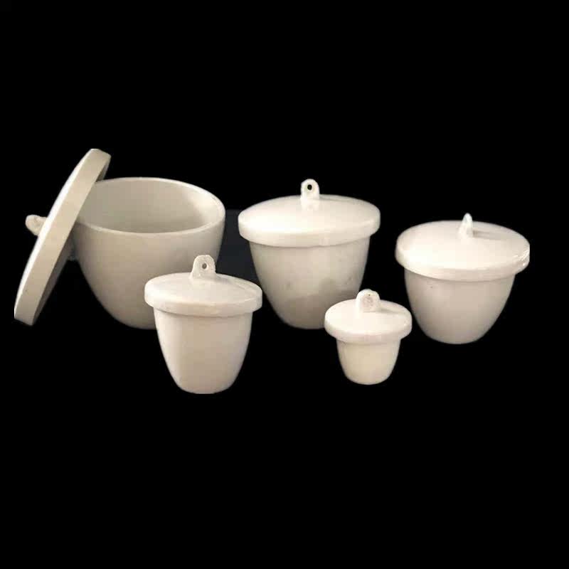 陶瓷坩埚 瓷坩埚 5ml 10ml 30ml 50ml 100ml 150ml 瓷中埚