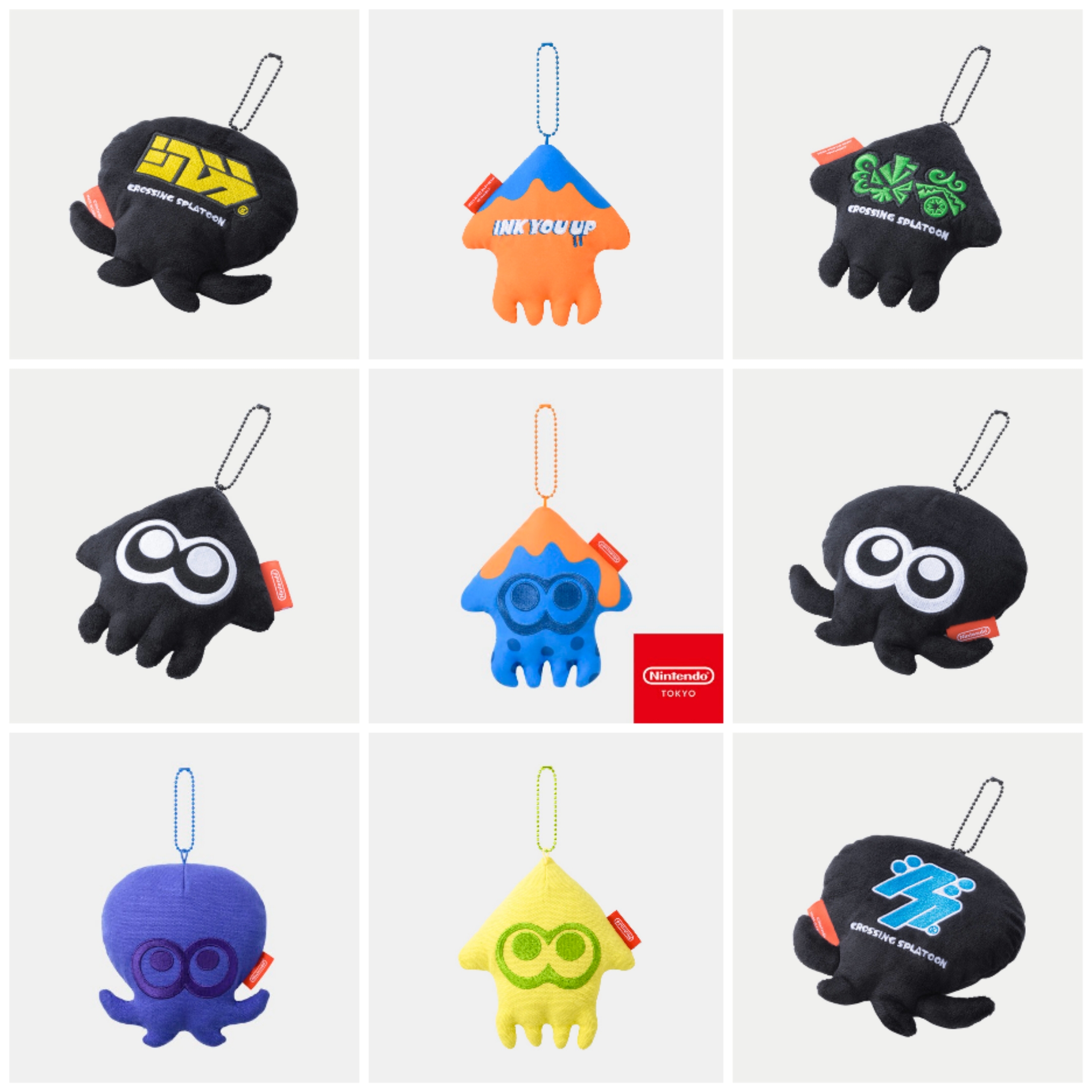 现货喷射战士乌贼挂件