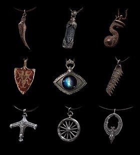 Torch Torch Bloodborne 血源诅咒 血缘 宇宙之眼 银饰 项链