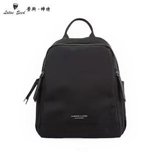 劳斯帅特女士双肩背包时尚黑色牛津布包潮包休闲女包大容量包包女