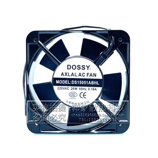 丰登DOSSY风机DS15051ABHL 15CM 220V机柜电焊机轴流风机散热风扇