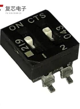 原厂正品219-2MS全新SWITCH SLIDE DIP SPST 100MA 20V