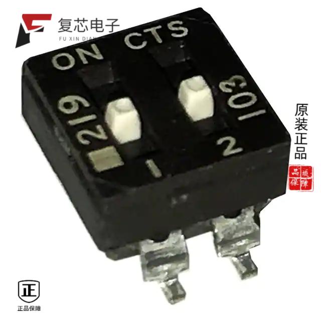 原厂正品219-2ESRF全新SWITCH SLIDE DIP SPST 100MA 2