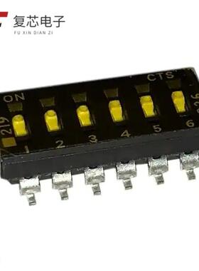 219-6LPSTR全新SWITCH SLIDE DIP SPST 100MA 20V原