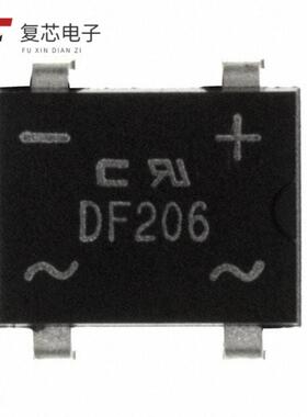 DF206-G全新BRIDGE RECT 1PHASE 600V 2A 4-DF原厂正品