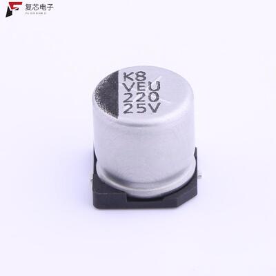 原厂正品VEU221M1ETR-1010全新贴片铝电解电容 ±20% -