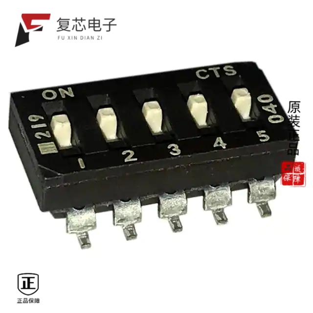 原厂正品219-5MS全新SWITCH SLIDE DIP SPST 100MA 20V
