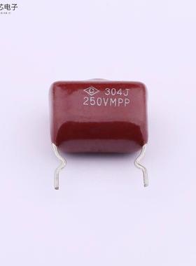 原厂正品CBB21-250V-304J全新300nF ±5% 250V K脚4mm