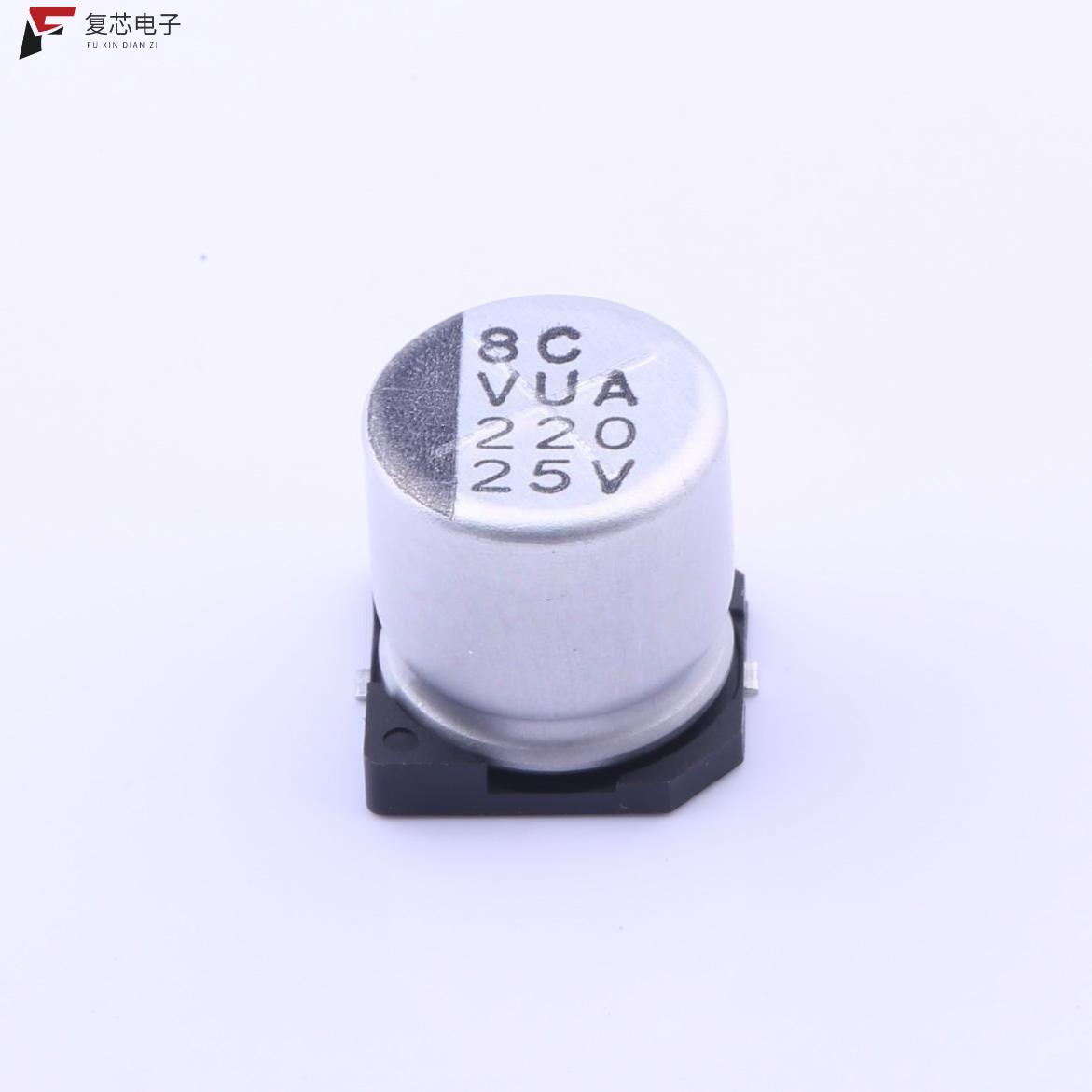 原厂正品VUA221M1ETR-1010L全新贴片铝电解电容 ±20% -