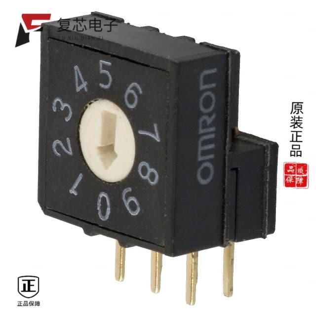 原厂正品A6RV-102RF全新SWITCH ROTARY DIP BCD 25MA 2