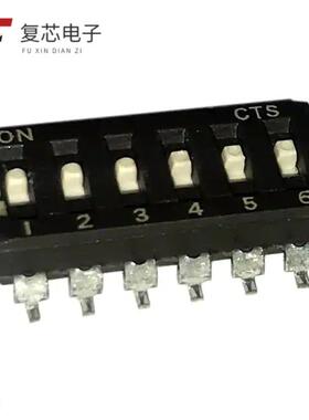 219-6LPSR全新SWITCH SLIDE DIP SPST 100MA 20V原厂
