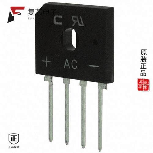 原厂正品GBU410-G全新BRIDGE RECT 1PHASE 1KV 4A GBU