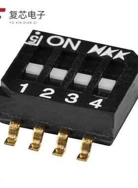 原厂正品JS0404FP4全新SWITCH SLIDE DIP SPST 25MA 24V