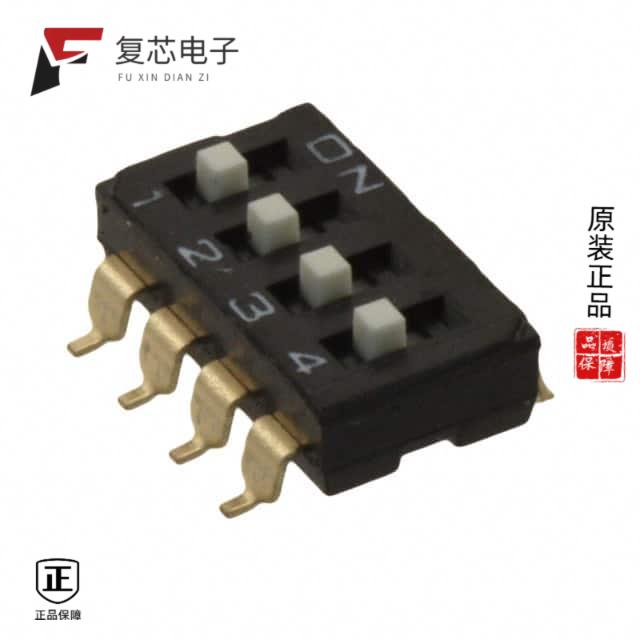原厂正品A6S-4104-PH全新SWITCH SLIDE DIP SPST 25MA