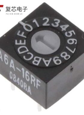 原厂正品A6A-16RF全新SWITCH ROTARY DIP HEX 100MA 28V
