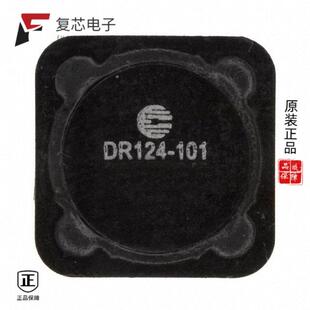 R全新FIXED 101 IND 100UH 308MOH 原厂正品 1.5A DR124