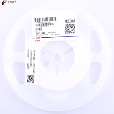 原厂正品6124CG100J500NT全新10pF ±5% 50V