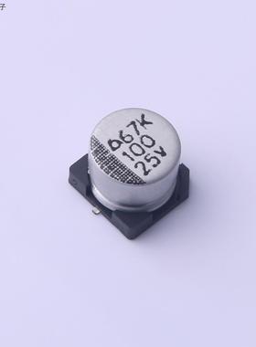 原厂正品MVK25VC100M8*6 8.0TP全新100uF ±20% 25V