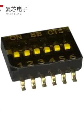 原厂正品218-6LPSTRF全新SWITCH SLIDE DIP SPST 25MA