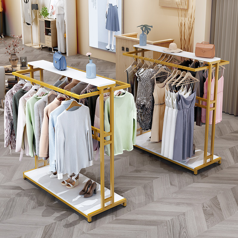 落地服装展示架挂衣架子商用男女衣服展架儿童服装店铁艺货架包邮
