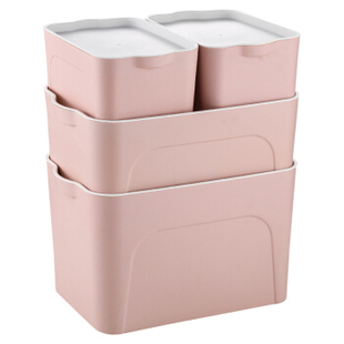 组合装 整理箱 四件套收纳箱储物箱 凡高佛蒙达塑料置物箱