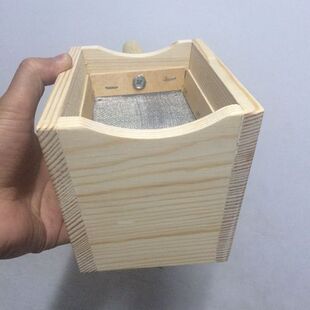 实木制艾灸盒双孔柱针2温灸盒器具草条绒膝盖颈部用随身神器包邮