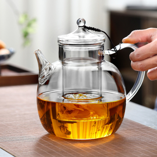 大容量高硼硅玻璃茶壶冷水壶凉水壶煮茶壶耐高温电陶炉大号家用