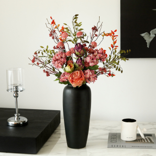 假花仿真花客厅玄关家居装饰花艺摆件干花永生花束高级感逼真摆设
