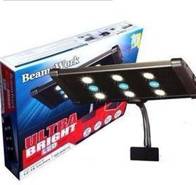 奥德赛夹灯LED灯淡海水鱼缸水族箱夹灯水草珊瑚高功率1W 3W