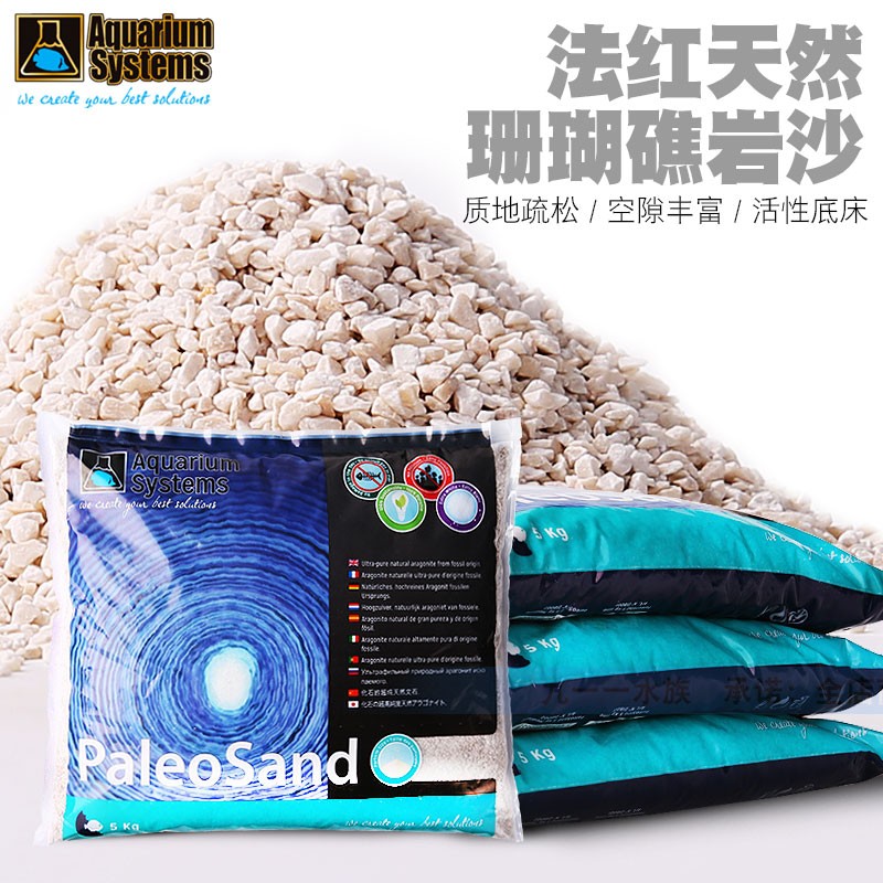 红十字海水鱼珊瑚造景底沙