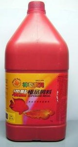 神奇宝贝自然红增艳饲料1kg血鹦鹉金鱼锦鲤鱼食慈鲷花罗汉鱼粮