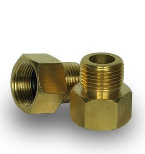 14转为M21.8 彻底解决英制铝瓶充气问题 M23 公制转英制转接头