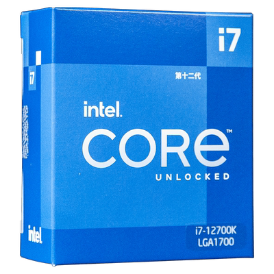 Intel/英特尔酷睿12代12100/12490F/12600KF/12900K全新CPU处理器