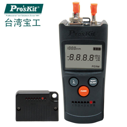 台湾宝工MT-7602-C 4合1光纤功率/断通/网线测试器光功率计红光笔