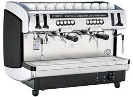 意大利飞马 FAEMA enova商用 双头电控半自动咖啡机