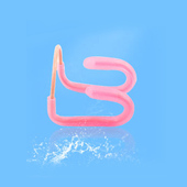 英发鼻夹游泳防呛水钢丝硅胶密封性好