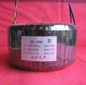 新品HA--500W Hi-Fi音响专用英国红线环形变压器，红线环牛