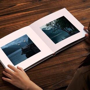 摄影作品集相册定制旅行纪念册印刷旅游情侣写真集照片书画册制作