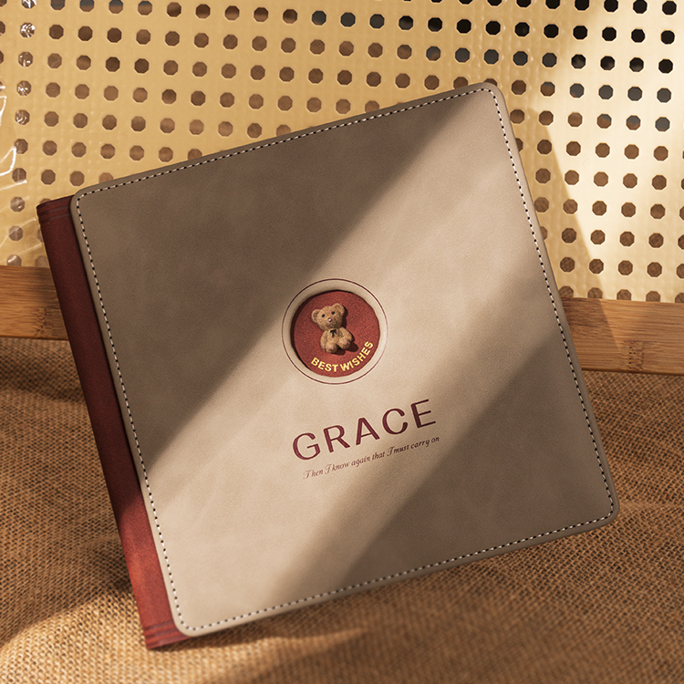 相册定制宝宝儿童影楼影集制作来图照片书皮质高档画册纪念册diy