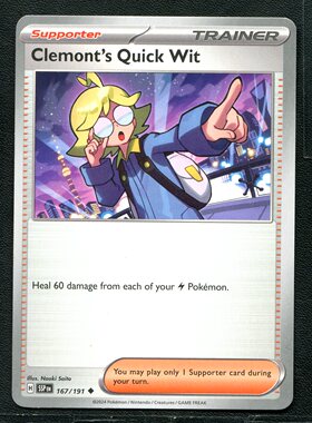 宝可梦 正版卡牌英文国际版 激增电光 希特隆的机智 SSP-167 美版