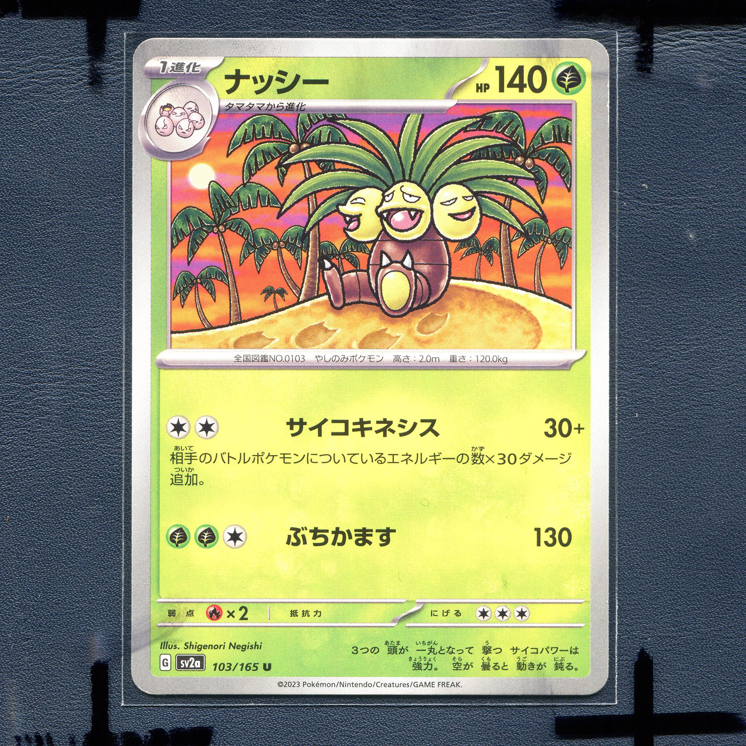 宝可梦PTCG 集换式正版卡牌朱紫151 椰蛋树 SV2A-103 日版