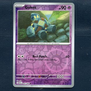 宝可梦PTCG 正版卡牌 漆黑伏特 泥偶小人 BLK-042 反闪 美版