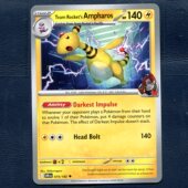 命运劲敌 卡牌 宝可梦正版 DRI 国际版 电龙 美版 火箭队 074