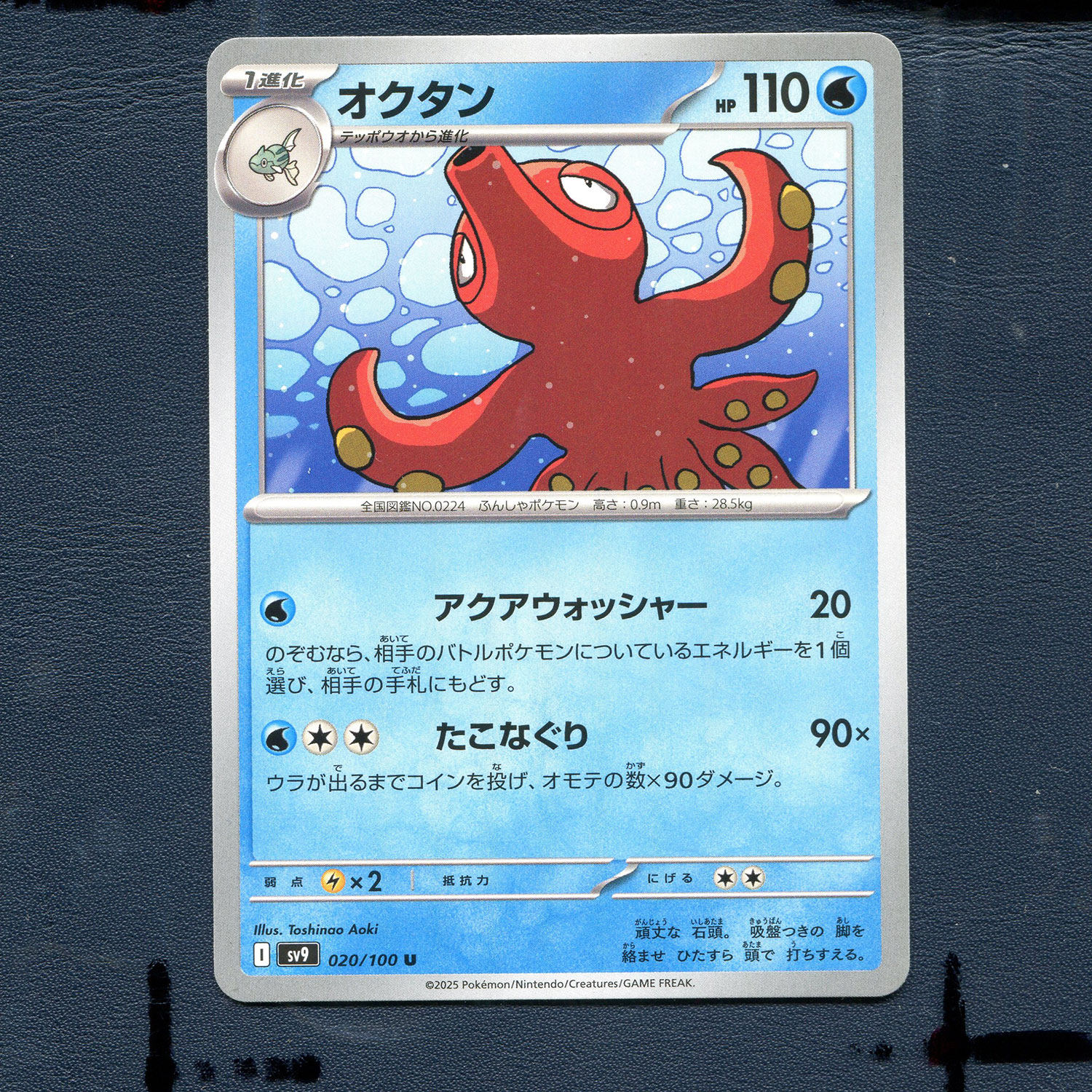 宝可梦PTCG正版卡牌 对战搭档 章鱼桶 SV9-020 日版