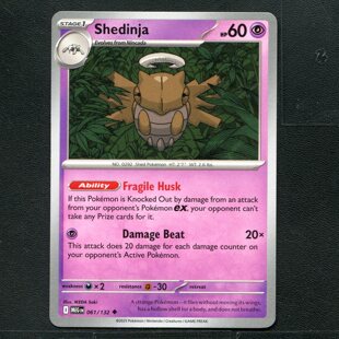 宝可梦PTCG 正版卡牌 英文版 超级进化 脱壳忍者 MEG-061 美版