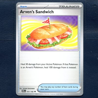 宝可梦 TCG 正版卡牌 英文 命运劲敌 派帕的三明治 DRI-161 美版