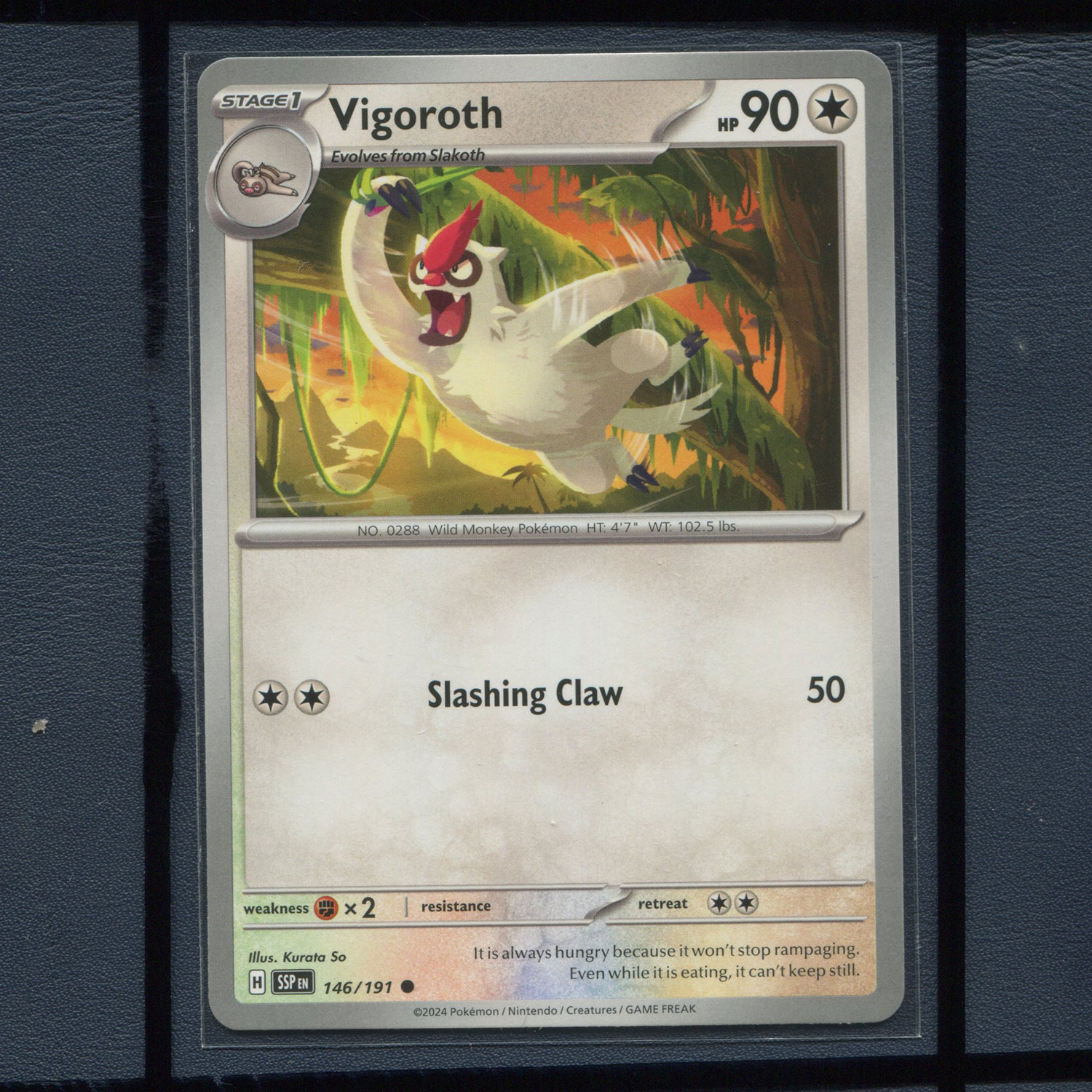 宝可梦美版英文版国际版 激增电光 过动猿 SSP-146