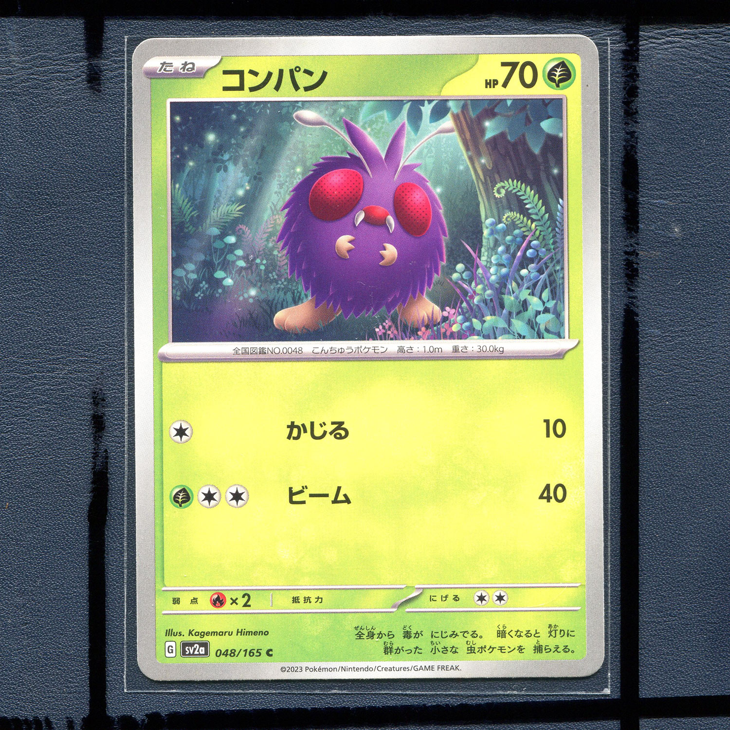 宝可梦PTCG 集换式正版卡牌朱紫151 毛球 SV2A-048 日版