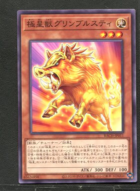 游戏王 卡牌 65626958 极星兽 古林布尔斯提 BACH-JP011 A03